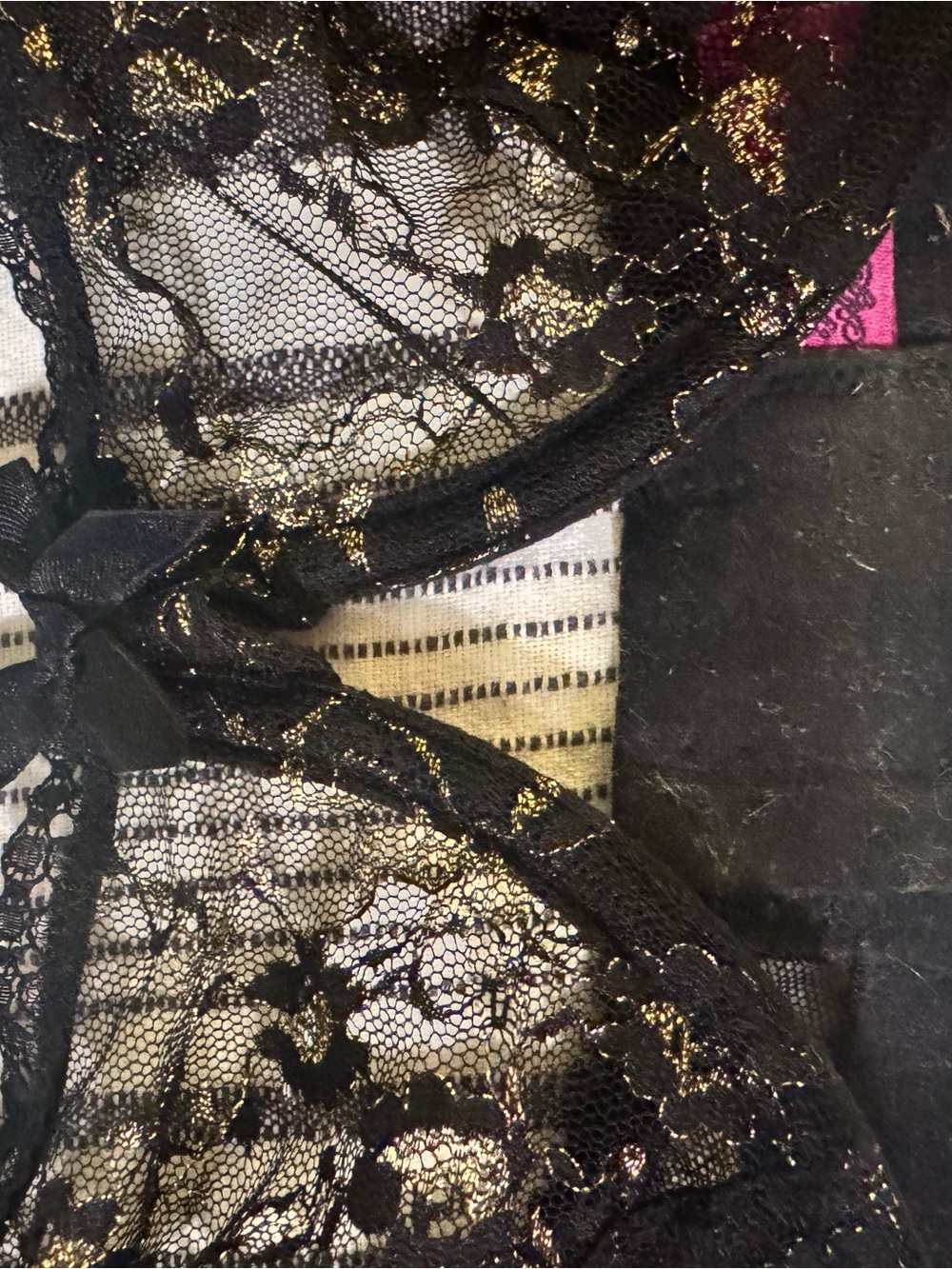 Agent Provocateur Black Lace Underwire Bra 32E - Picture 6 of 16
